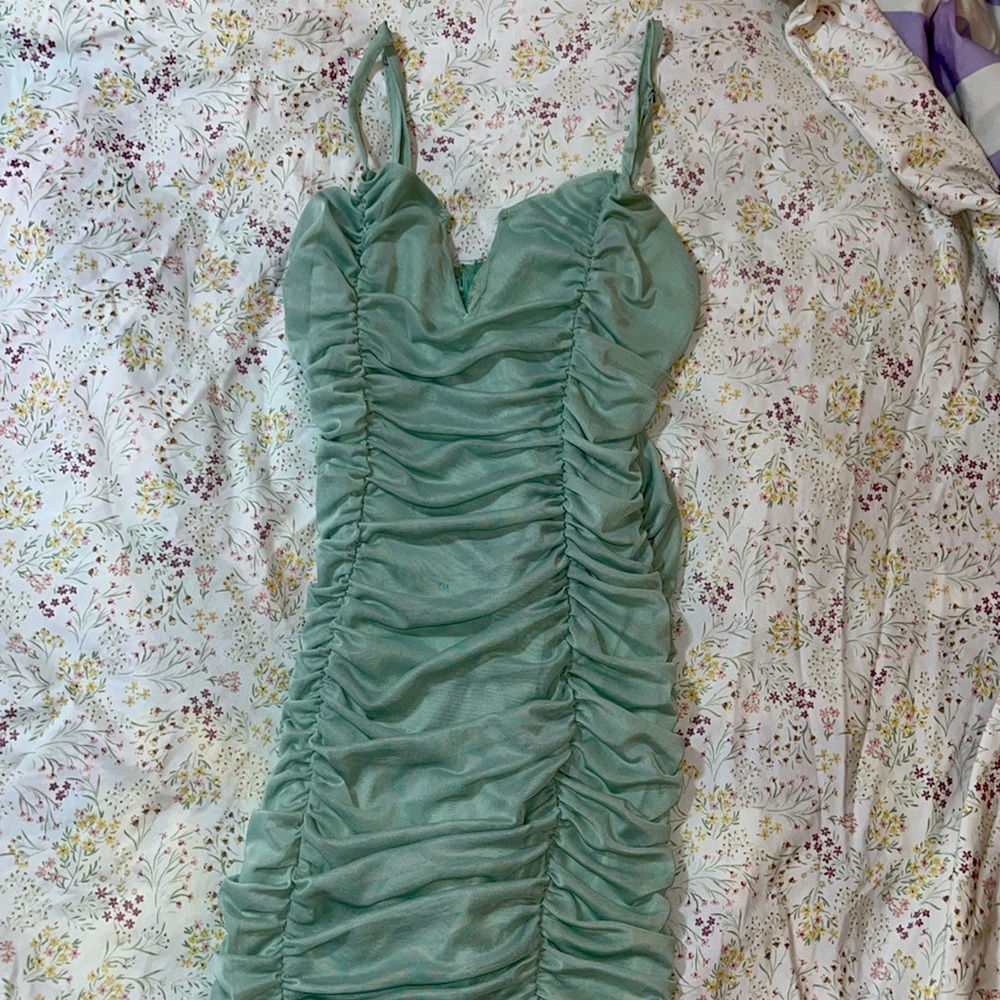 Mini Ruched Bodycon Dress